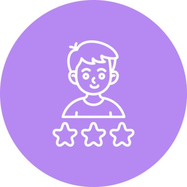 Kullanıcı Beğeni Şık Dijital Tasarım Sembolü