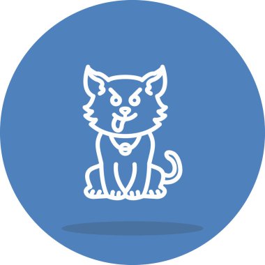 Kedi Alaycılığı Belirgin Asgari Damgalama Vektör Varlığı