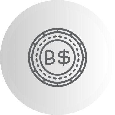 Brunei Madeni Para Zarif Rafine Ürün Tasarım Varlığı