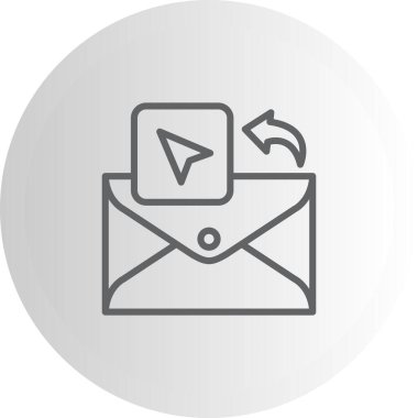 Navigasyon Oku Asgari Düz Vektör İllüstrasyonu