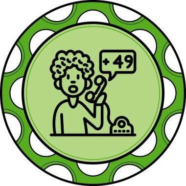 Almanya Telefon Kodu simgesi.