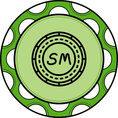 Tacikistan Madeni Para Yaratıcı Minimum Vektör Sanatı