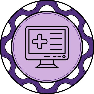 Yazılım web simgesi vektör illüstrasyonu