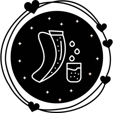 İçme Boynuzu Parlak Modern Yaratıcı Sanat Düzeni