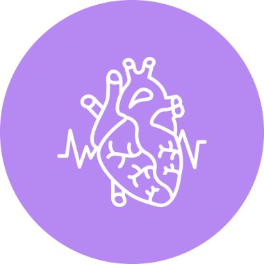 Kalp Anatomisi Tarz Düz Kullanıcı Arayüzü Özelliği