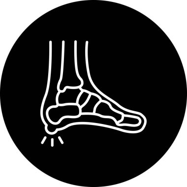 Plantar Fasciitis, kemik yapısına sahip uygulama simgesi