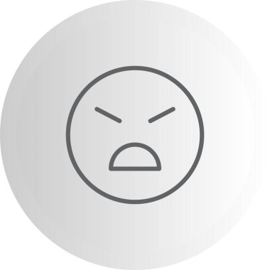 Çizgi film karalama simgesi web işareti, beyaz arkaplanda izole edilmiş emoji simgesi