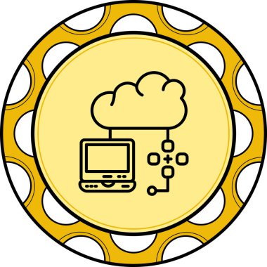 Bulut Hesaplama Ağı Simgesi, Beyaz Arkaplan Resimleri