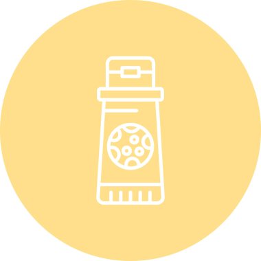 Gece kremi. Uygulamalar veya web sayfaları için basit simge