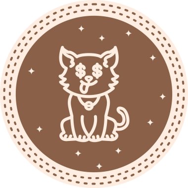 Açgözlülük Kedi Premium Temiz Dijital Sanat Düzenlemesi