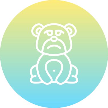 Sad Bear Professional Clean Interface Graphic Feature