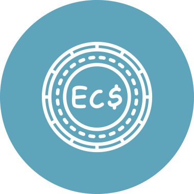 Saint Kitts ve Nevis Coin Eşsiz Yenilikçi Dijital Grafik Sembolü