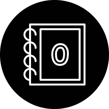 Sıfır web simgesi vektör illüstrasyonu sayılıyor