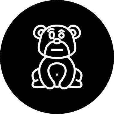 Şüpheli Ayı Zarif Modern Sanat Düzenlemesi