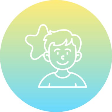 düz geribildirim simgesi vektör çizimi 