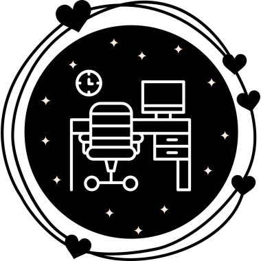 İşyeri Yaratıcı Minimum Vektör Sanatı Özelliği