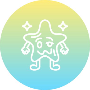 Sarhoş Yıldız Ayırıcı Fonksiyonel İşlevsel Grafiksel Elementi