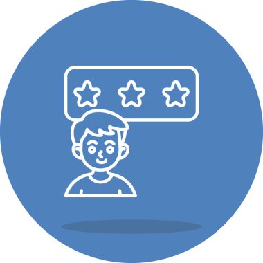 Kullanıcı Geribildirim Modern Dengeli Markalaşma Vektörü Sembolü