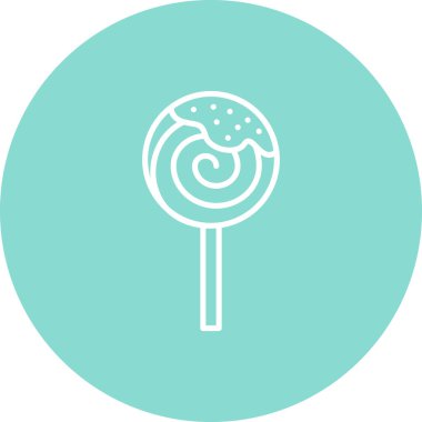 Lolipop Web simgesi vektör illüstrasyonu