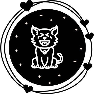 Gülen Kedi Entelektüel Özel Arayüz Tasarım Elemanı