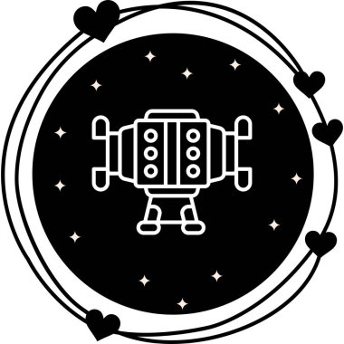 Öğütücü simgesi basit düz illüstrasyon