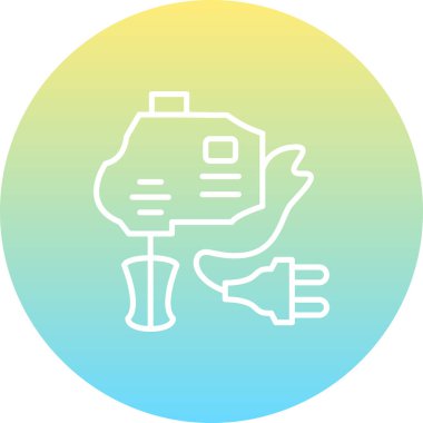 Karıştırıcı Yüksek Çözünürlüklü Düz Tasarım Sembolü