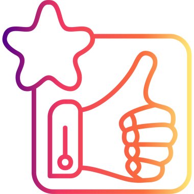 Baş Parmaklıklar Yukarı Çağdaş Dijital Grafik Özelliği