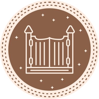 Giriş Kapısı Minimum Yüksek Çözünürlüklü Vektör Düzeni