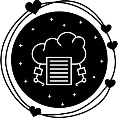 Şifreleme modern simge kavramının vektör illüstrasyonu