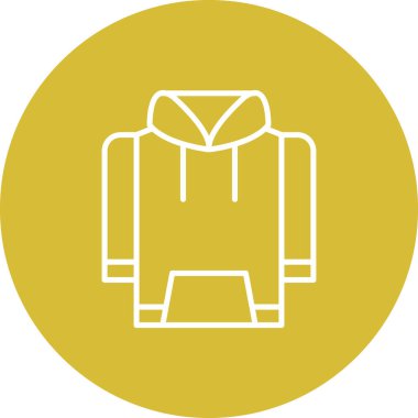 Kapüşonlu web simgesi vektör çizimi