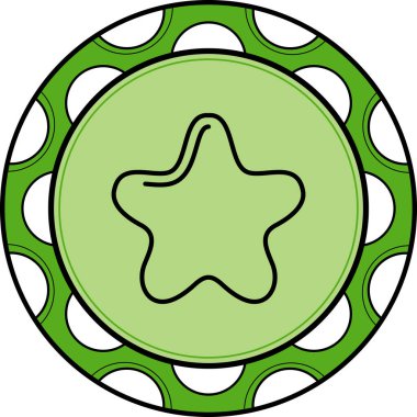 Bir Yıldız Derecelendirme Uzman Yaratıcı Grafik Elementi