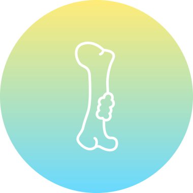 Kemik Tümörü Biçimli Markalaştırma Vektörü Özelliği