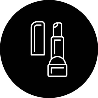 Lipstick web icon vector illustration