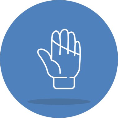 Siyanoz ağ simgesi vektör illüstrasyonu