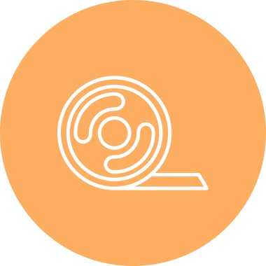 Elektrik Teybi Simgesi, Basit İllüstrasyon