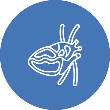 kalp atrium simgesi, vektör çizimi basit tasarım