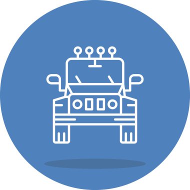 cip simgesi, vektör illüstrasyonu basit tasarım