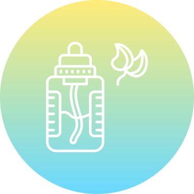 Hyaluronik asit serumu. yüz derisi simgesi