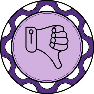 Beyaz Arkaplanda İzole Edilmiş Modern Satır Simgesi  