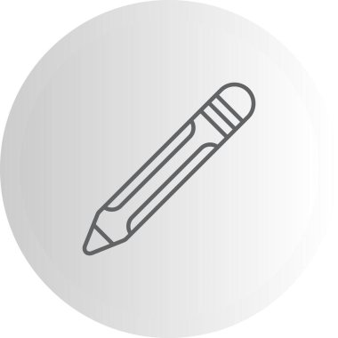 Pencil icon, vector illustration simple design