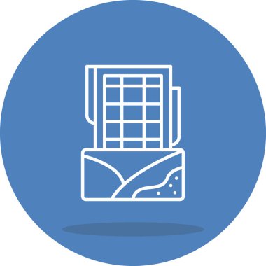 Çikolata Yenilikçi Düz Ürün Tasarım Sembolü