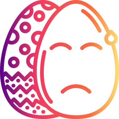 Paskalya Soğuk Terli Yumurta Dengeli Özel Düz Vektör Düzeni