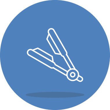 Saç Demiri Entellektüel Özel Vektör Sanat Objesi