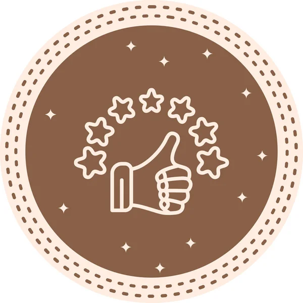 Müşteri Yıldızı Derecelendirme Özel Yenilikçi Marka Tasarımı Düzeni