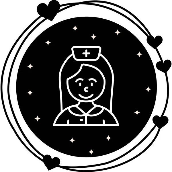 Hemşire Profesyonel Asgari Yaratıcı Grafik Nesnesi