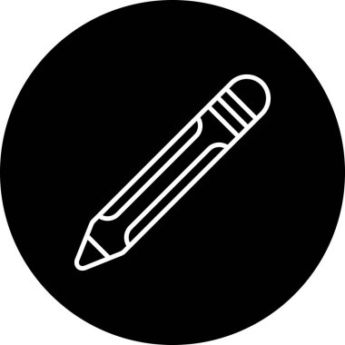 Pencil icon, vector illustration simple design
