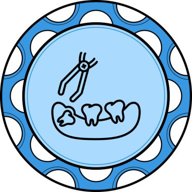 Diş boşluğunu ya da ağız sağlığı sorununu temsil etmek için kaplamanın yan tarafında çürük alanı olan insan dişi. Bilgelik Dişleri