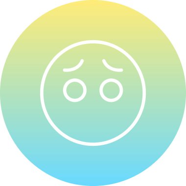 Çizgi film karalama simgesi web işareti, beyaz arkaplanda izole edilmiş emoji simgesi