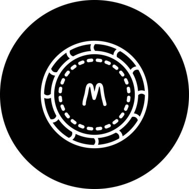 Manat Yenilikçi Düz Ürün Tasarım Sembolü