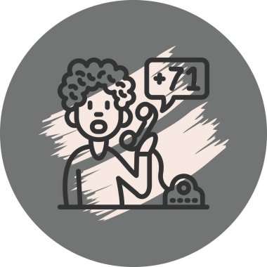 Melilla telefon kodu, erkek ikonu arıyor.